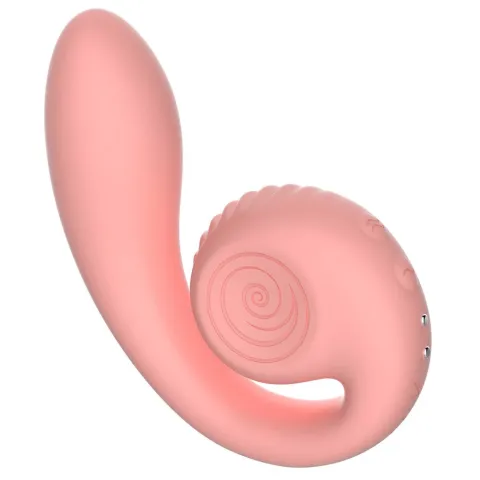 Вібратор для клітора і точки G - Snail Vibe Gizi, рожевий