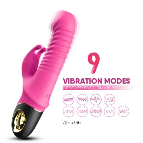 Вибратор — вибратор с толчковым движением Zing Pink