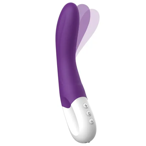 Вібратор для точки G - Liebe Pleasure Toys Bend-It! Rechargeable, фіолетовий