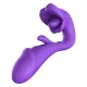 Вибратор — Tongue Flap Dual Vibe, фиолетовый
