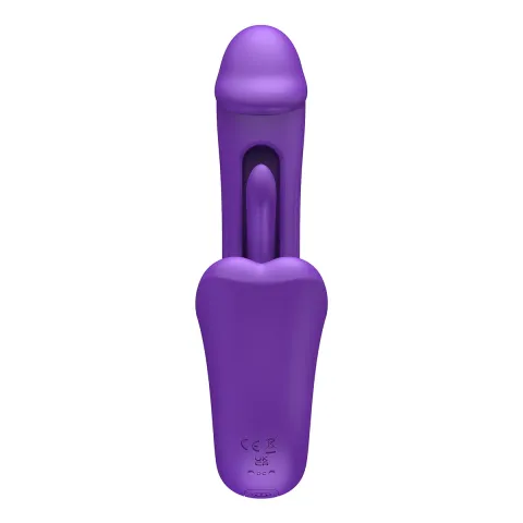 Вибратор — Tongue Flap Dual Vibe, фиолетовый