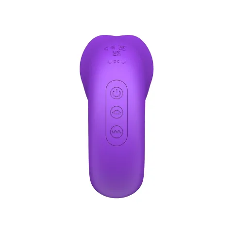 Вибратор — Tongue Flap Dual Vibe, фиолетовый