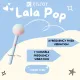 Конфетный вибратор на палочке KISSTOY Lala Pop, 2 мотора, маска для глаз в комплекте