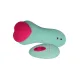 Вібратор у трусики FairyGasm HeartGem green, на магніті, пульт ДК