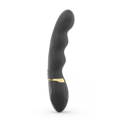 Ультрастимулирующий вибратор Dorcel Too Much Rechargeable Black, гибкий и мощный, с 3 вибромоторами