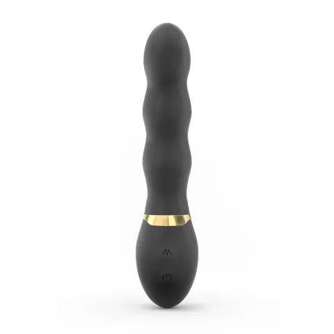 Ультрастимулирующий вибратор Dorcel Too Much Rechargeable Black, гибкий и мощный, с 3 вибромоторами
