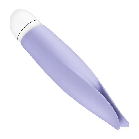 Вибратор с лепестками Fun Factory VOLITA purple, компактный, очень тихий, работает от батареек