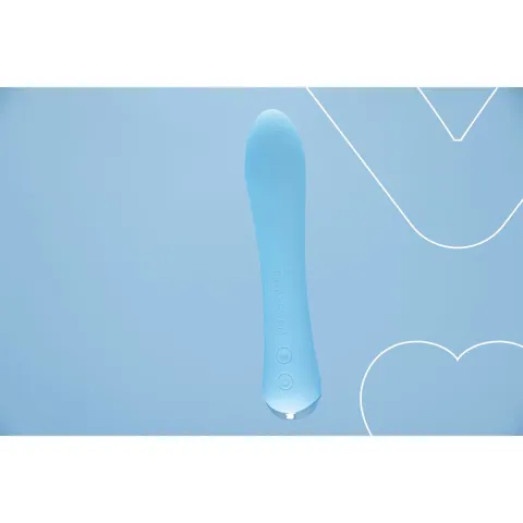 Вібратор з підігрівом FairyGasm WowGenie blue, підігрів до 42 °C