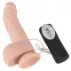 Вібратор з пульсацією - Medical Silicone Vibrator, тілесний