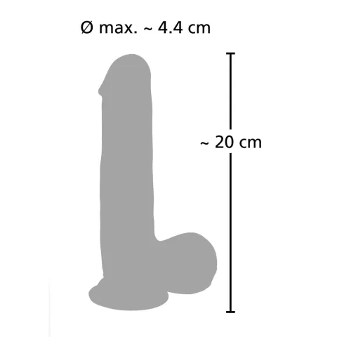 Вібратор з пульсацією - Medical Silicone Vibrator, тілесний