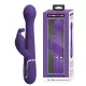 Вибратор с вращением и вибрацией — Pretty Love Dejon dark Purple, фиолетовый