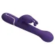 Вибратор с вращением и вибрацией — Pretty Love Dejon dark Purple, фиолетовый