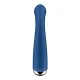 Вібратор з ротацією Satisfyer Spinning G-Spot 1 Blue, плоский майданчик для стимуляції точки G