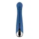 Вібратор з ротацією Satisfyer Spinning G-Spot 1 Blue, плоский майданчик для стимуляції точки G