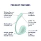 Смарт-вибратор Satisfyer Smooth Petal Connect App Mint