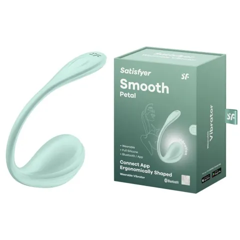 Смарт-вибратор Satisfyer Smooth Petal Connect App Mint