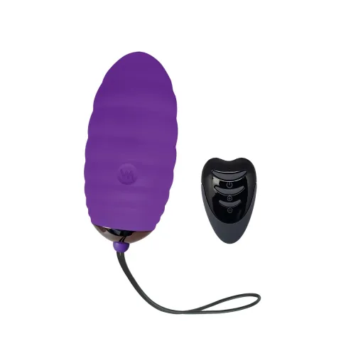 Виброяйцо Adrien Lastic Ocean Breeze 2.0 Purple, пульт ДУ, очень мощный мотор, 10 режимов вибрации
