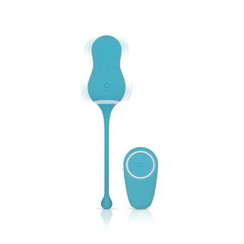 Виброяйцо Cala Azul — Elena Vibrating Egg With Remote Control, 10 режимов, пульт ДУ