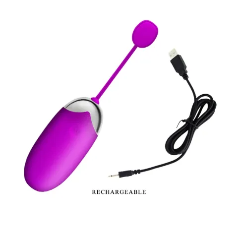 Віброяйце - Pretty Love Abner Vibrating Egg Purple (App)