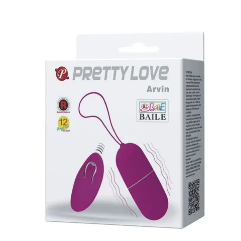 Вибратор-яйцо — Pretty Love Arvin, фиолетовый