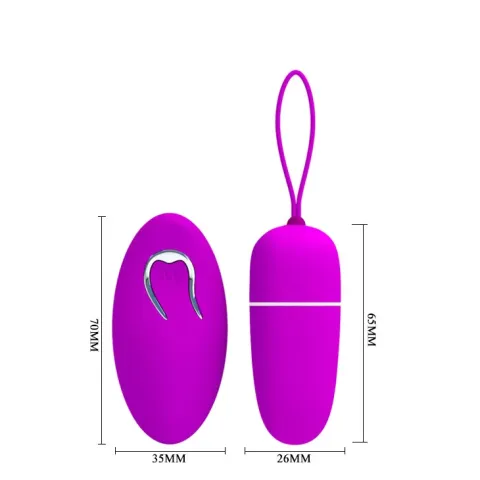 Вибратор-яйцо — Pretty Love Bradley Vibrating Egg Purple