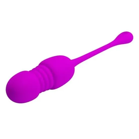 Вибратор-яйцо — Pretty Love Callie Thrusting Vibrating Egg Purple