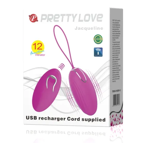 Вибратор-яйцо — Pretty Love Jacqueline, фиолетовый