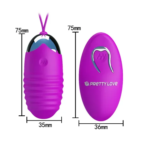 Віброяйце - Pretty Love Jessica Vibrating Egg Purple