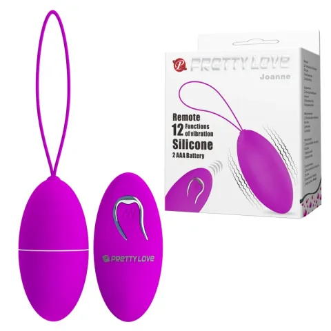 Віброяйце - Pretty Love Joanne Vibrating Egg Purple