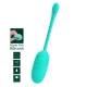 Віброяйце - Pretty Love Kirk Super Soft Silicone, бірюзове