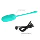 Віброяйце - Pretty Love Kirk Super Soft Silicone, бірюзове