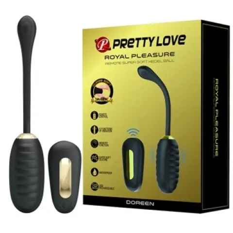 Вибратор-яйцо — Pretty Love Royal Pleasure Doreen Black