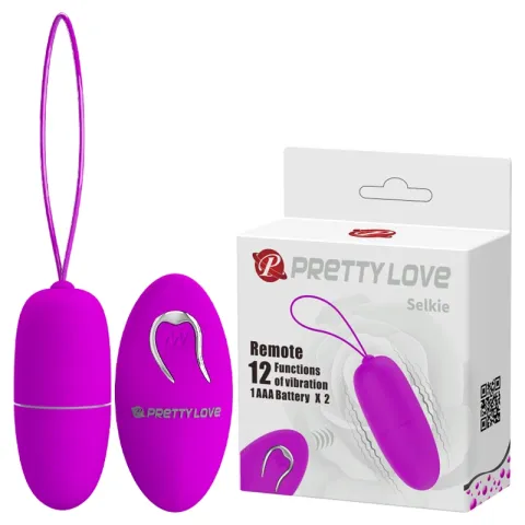 Віброяйце - Pretty Love Selkie Vibrating Egg Purple