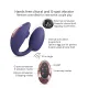Виброяйцо с вакуумной стимуляцией клитора Love To Love Wonderlover MIDNIGHT INDIGO