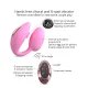 Виброяйцо с вакуумной стимуляцией клитора Love To Love Wonderlover PINK PASSION