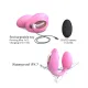 Виброяйцо с вакуумной стимуляцией клитора Love To Love Wonderlover PINK PASSION