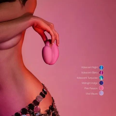 Виброяйцо с вакуумной стимуляцией клитора Love To Love Wonderlover PINK PASSION