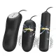 Віброяйце з вібропулею - Pretty Love Electric Stimulation Double Vibro-Bullets Black