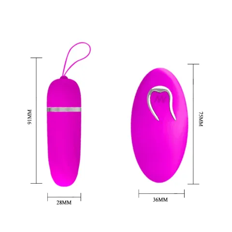 Віброяйце - Pretty Love Debby Vibrating Egg Purple