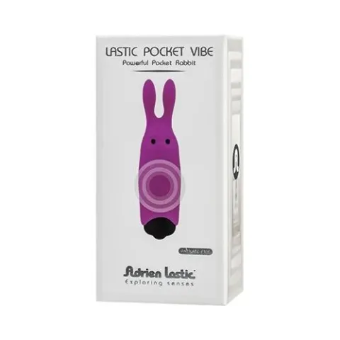 Вибратор — Adrien Lastic Pocket Vibe Rabbit, фиолетовый