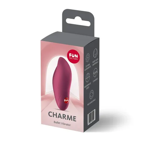 Вибратор Fun Factory Charme Wine Red, 12 режимов, перезаряжаемый