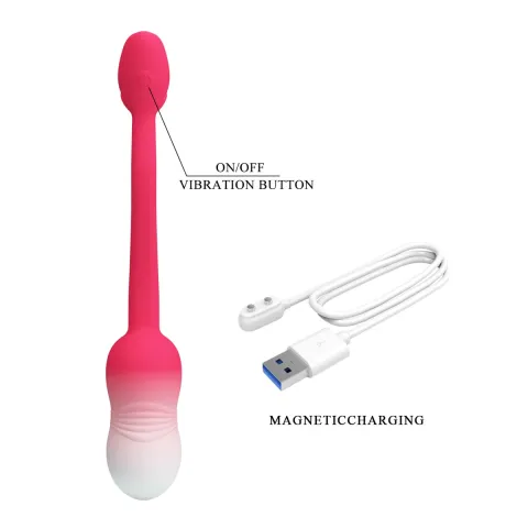 Віброкулька з керуванням через застосунок PRETTY LOVE Poulsen Egg Vibrator 01, 7 см