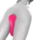 Вібромасажер - APP Remote Control Thrusting Vibrator Sync Wave Pink
