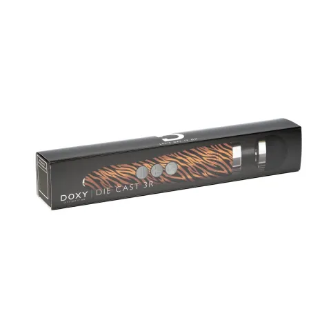 Вибромассажер DOXY Die Cast 3R — TIGER, очень мощный, перезаряжаемый, с металлическим корпусом