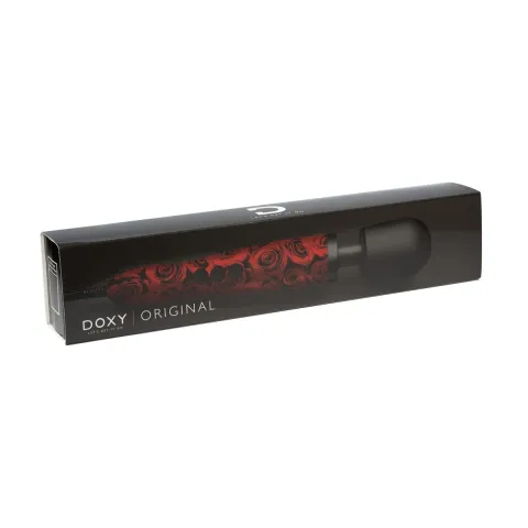 Вибромассажер DOXY Original ROSE PATTERN, очень мощный, питание 220 В, пульсирующие вибрации