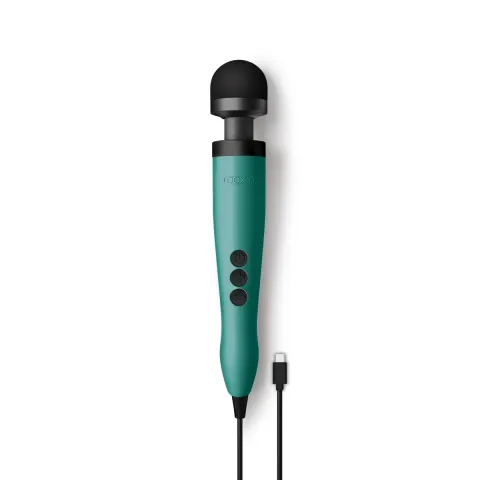 Вибромассажер DOXY3 USB-C Massager TURQUOISE, кабель USB-C, регулируемая интенсивность, компактный