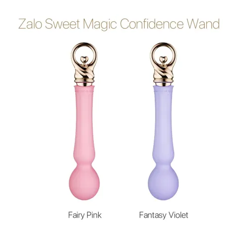 Вибромассажер с подогревом Zalo Sweet Magic — Confidence Wand Fantasy Violet