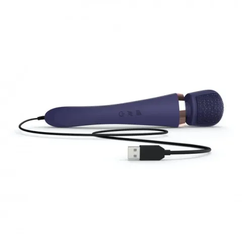 Вібромасажер з силіконовою щіточкою Love to Love Brush Crush – Midnight Indigo
