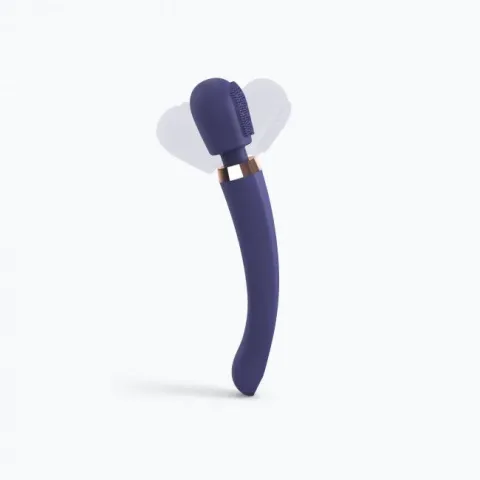 Вібромасажер з силіконовою щіточкою Love to Love Brush Crush – Midnight Indigo