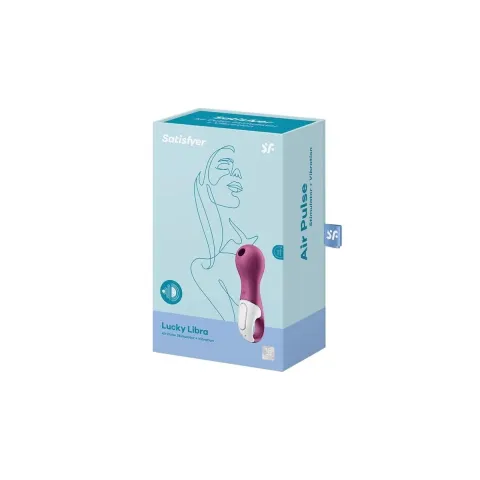 Вибромассажер с вакуумной стимуляцией Satisfyer Lucky Libra